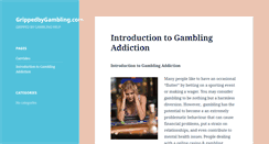 Desktop Screenshot of grippedbygambling.com