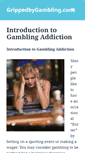 Mobile Screenshot of grippedbygambling.com