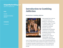 Tablet Screenshot of grippedbygambling.com